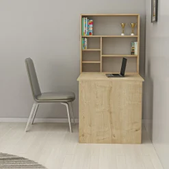 Schreibtisch Sedir - 100% MELAMINE - Eiche - 59 x 80,2 x 90 cm