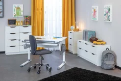 Schreibtisch Studare 110cm verstellbar - weiß