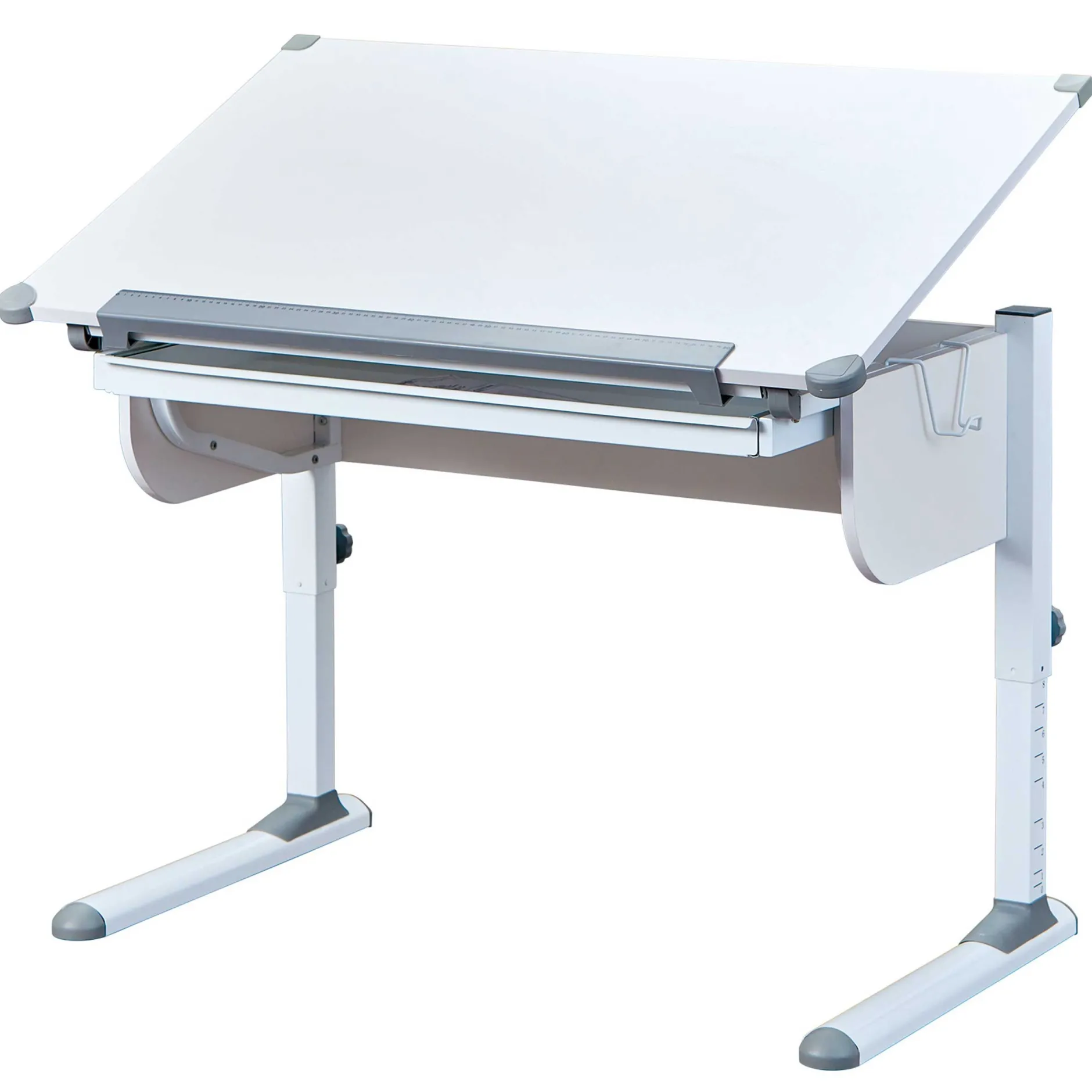 Schreibtisch Studare 110cm verstellbar - weiß