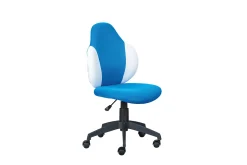 Schreibtischstuhl Jessie - blau/weiß