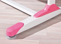 Schreibtisch Tamara mit kippbarer Tischplatte - Grün/Rosa