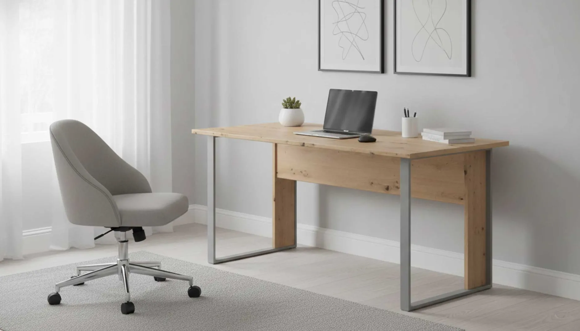 Schreibtisch The Office 150 cm - Eiche
