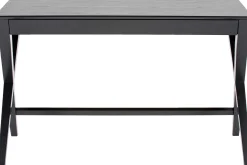 Schreibtisch Wami 120cm, 1 Schublade - schwarz