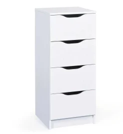Schubladenblock West Schubladen 4 Schubladen - weiß