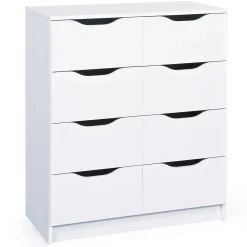 Schubladenblock West Schubladen 8 Schubladen - weiß
