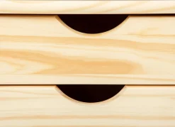 Schubladenelement Lena Holz auf Rädern - Kiefer