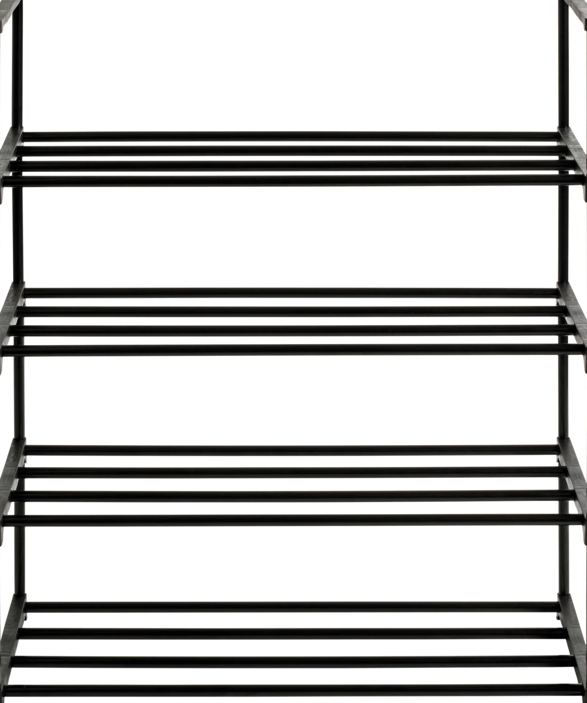 Schuhregal | 65 x 30 x 74 cm | Schwarz