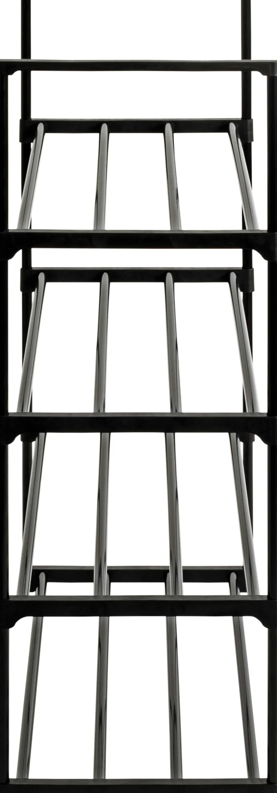 Schuhregal | 65 x 30 x 74 cm | Schwarz