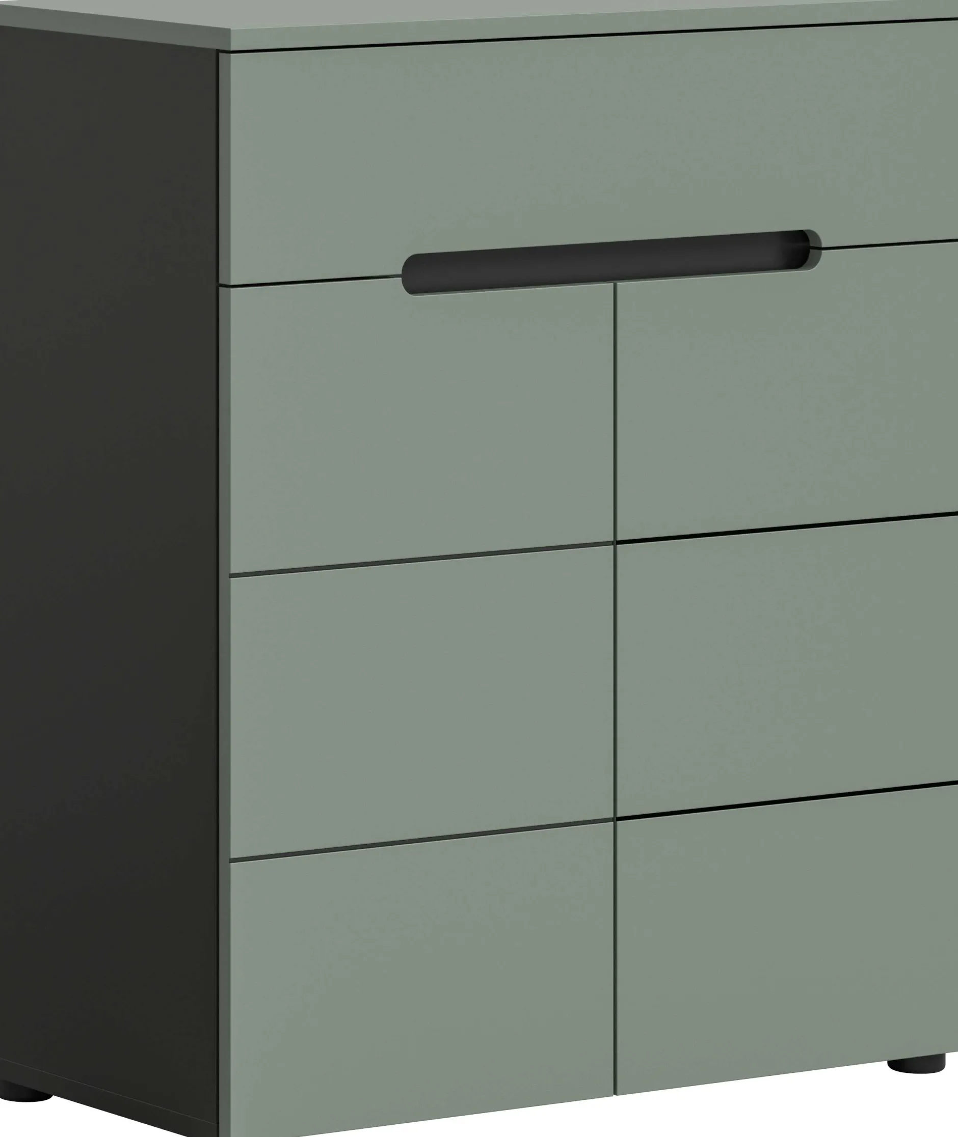Schuhschrank Canu Xonox - Rauchgrün - 94x80x37 cm