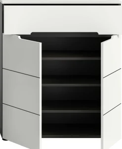 Schuhschrank Canu Xonox - Weiß - 80x94x37 cm