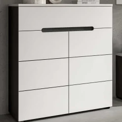 Schuhschrank Canu Xonox - Weiß - 80x94x37 cm