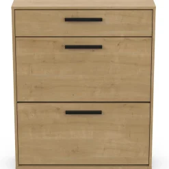 Schuhschrank Izzy | 80,8 x 24,4 x 101,8 cm | Braun