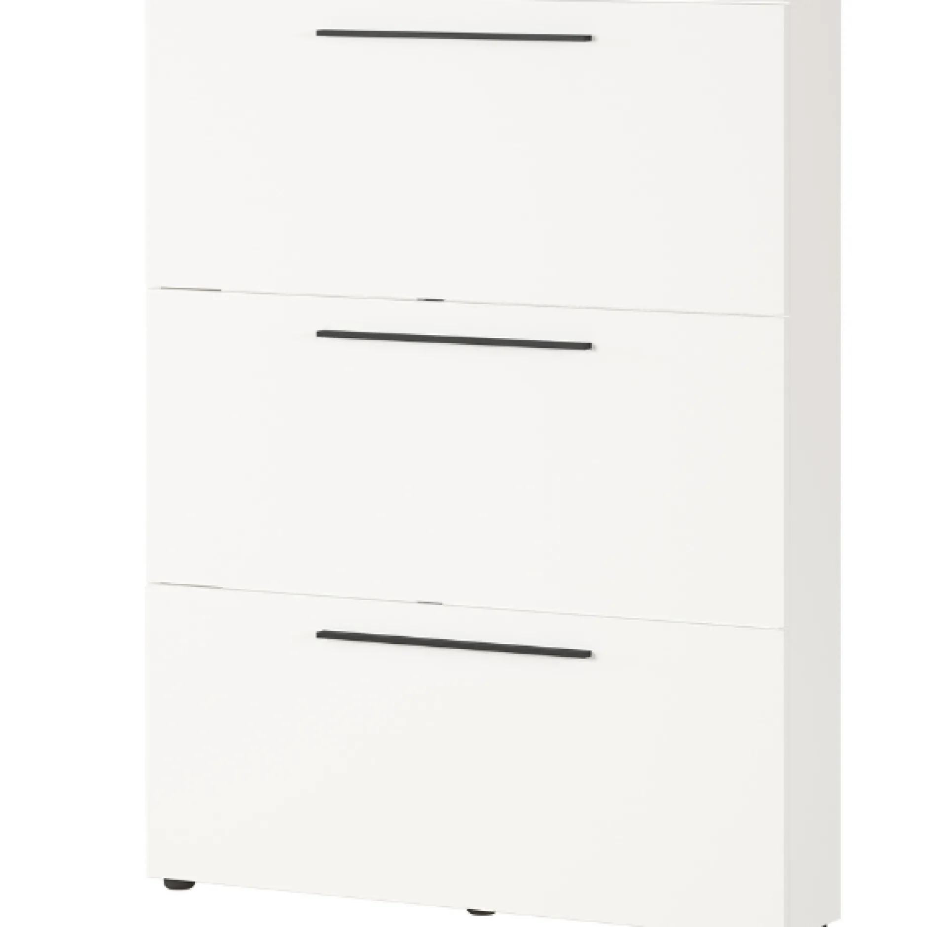 Schuhschrank Jonas 100cm mit drei Türen - weiß