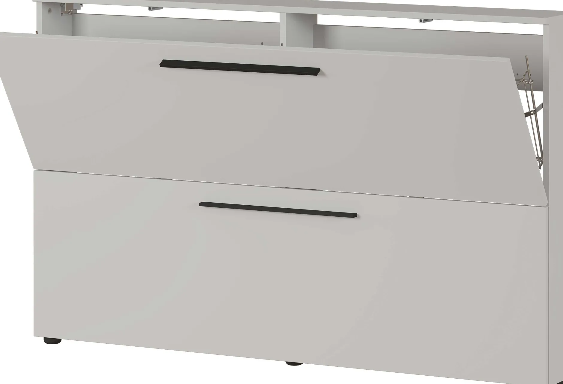 Schuhschrank Jonas 140cm mit zwei Türen - kaschmirbeige