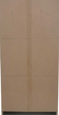 Schuhschrank Mex - 60x23x123cm - 3 Türen - mit Spiegel - Sonoma Eiche