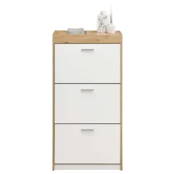 Schuhschrank Paris | 64 x 38 x 126 cm | Weiß