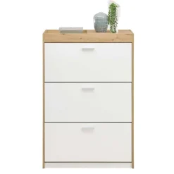 Schuhschrank Paris | 84 x 38 x 126 cm | Weiß