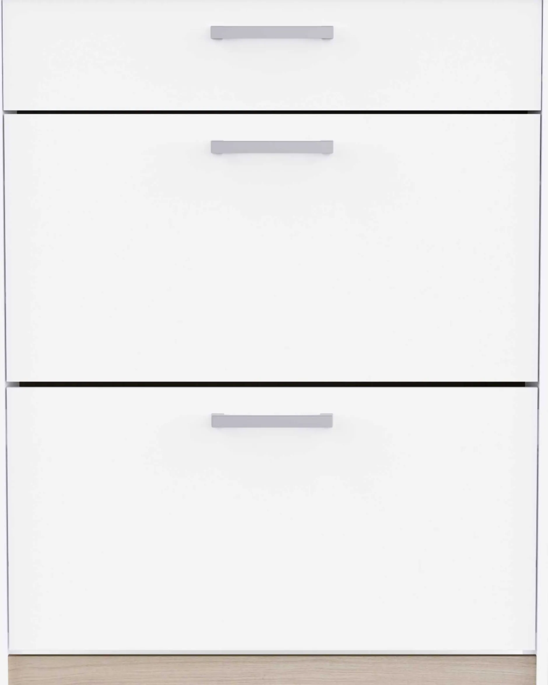 Schuhschrank Watson - 80x29x102cm - 2 Türen und 1 Schublade - weiß