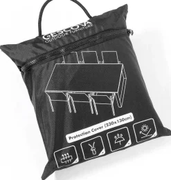 Schutzhülle für Gartenmöbel Gescova - Polyester - 310x140 cm - Grau