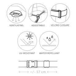 Schwarzer Luxus-Ecksetbezug - wasserabweisend, 600D Polyester