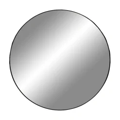 Schwarzer Stahl-Jersey-Spiegel - 80cm