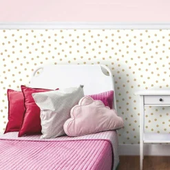 Selbstklebende Tapete Gold Dot
