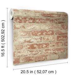 Selbstklebende Tapete Red Brick