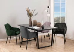 Sessel Lynn - grau/braun/schwarz