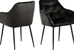 Sessel Lynn - grau/braun/schwarz