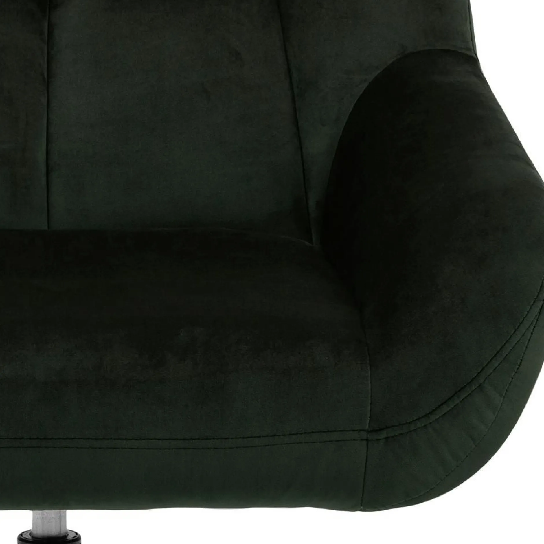 Sessel Paris - 73x82x88 cm - drehbar - dunkelgrüner Samt