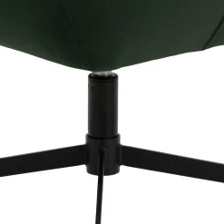 Sessel Paris - 73x82x88 cm - drehbar - dunkelgrüner Samt
