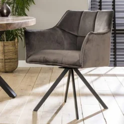 Sessel Rasto velours - anthrazit