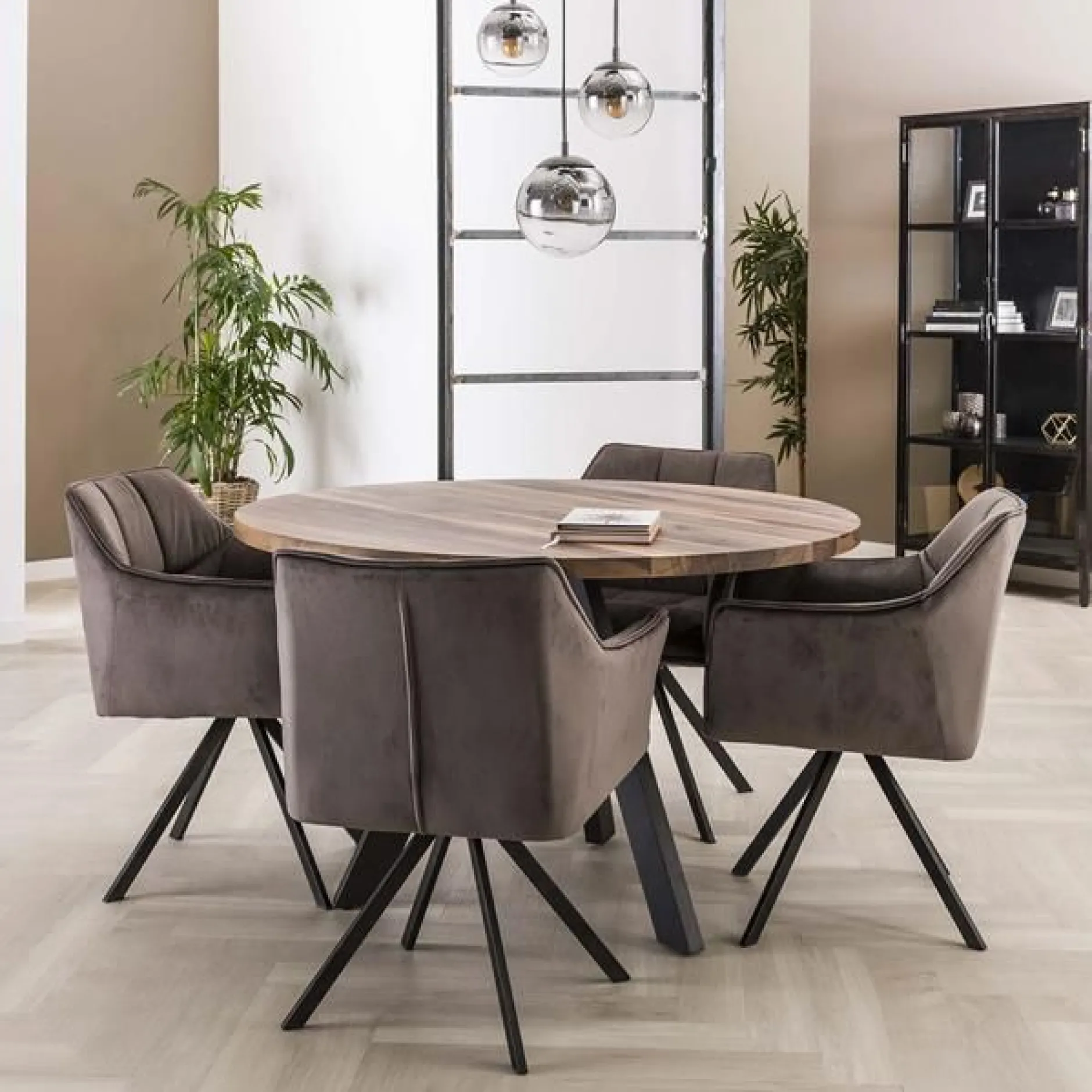 Sessel Rasto velours - anthrazit