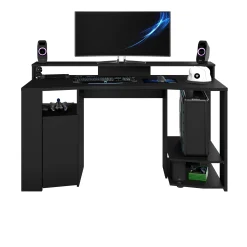 Set Gaming | Schreibtisch und Bücherregal