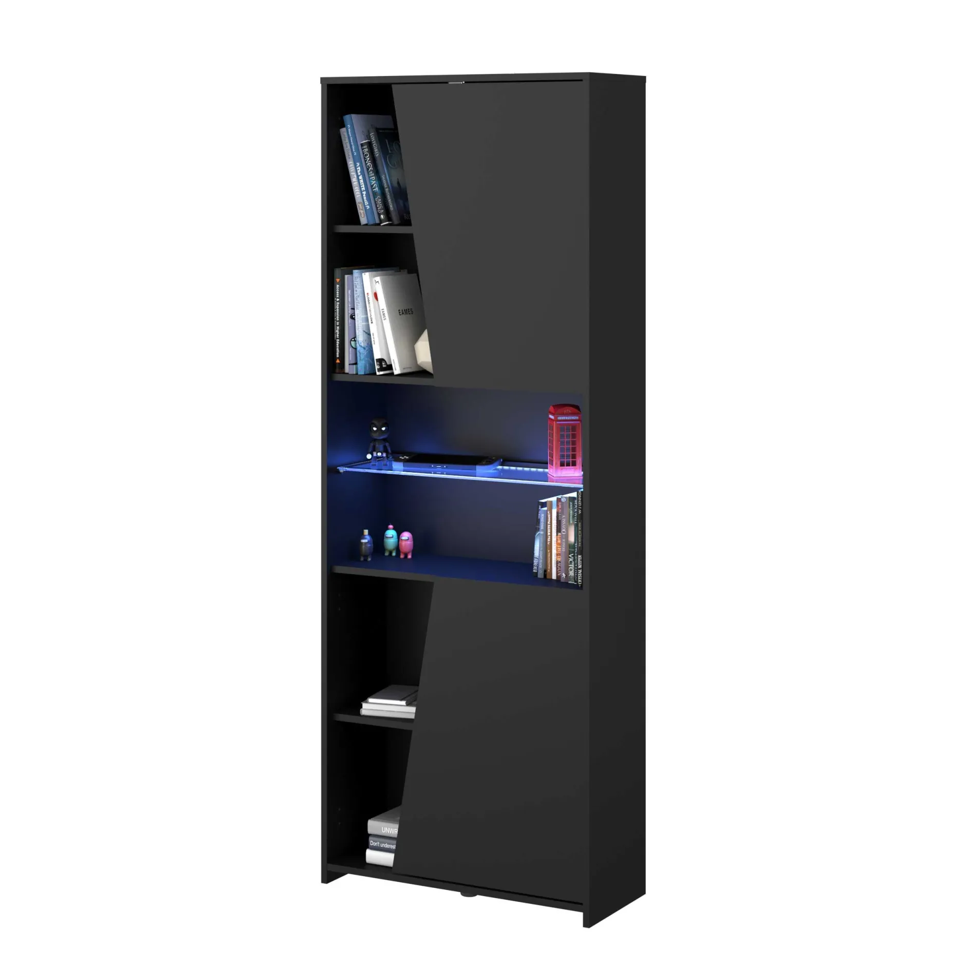 Set Gaming | Schreibtisch und Bücherregal