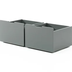 Set mit 2 Schubladen Pip - grau
