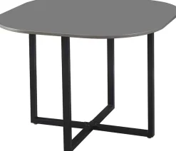 Set Tisch und Stühle Eva | 100 x 100 x 75 cm | Grau