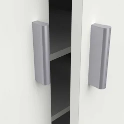 Shelly matt weißer Schuhschrank