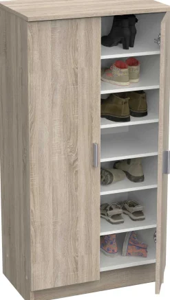 Shelly Schuhschrank - Eiche gebürstet