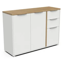 Sideboard Access | 121,5 x 39,6 x 85,6 cm | Weiß