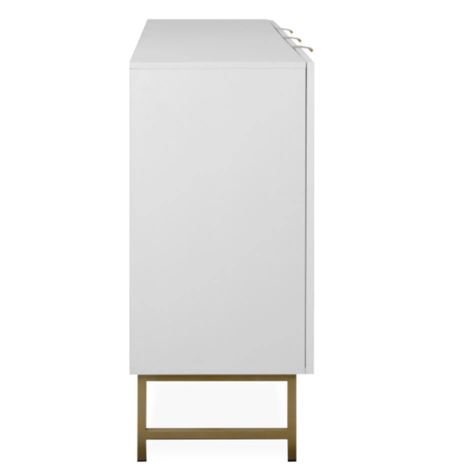 Sideboard Edith-weiß/gold
