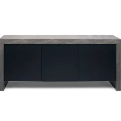 Sideboard Kobe 188cm - Beton/Schwarz