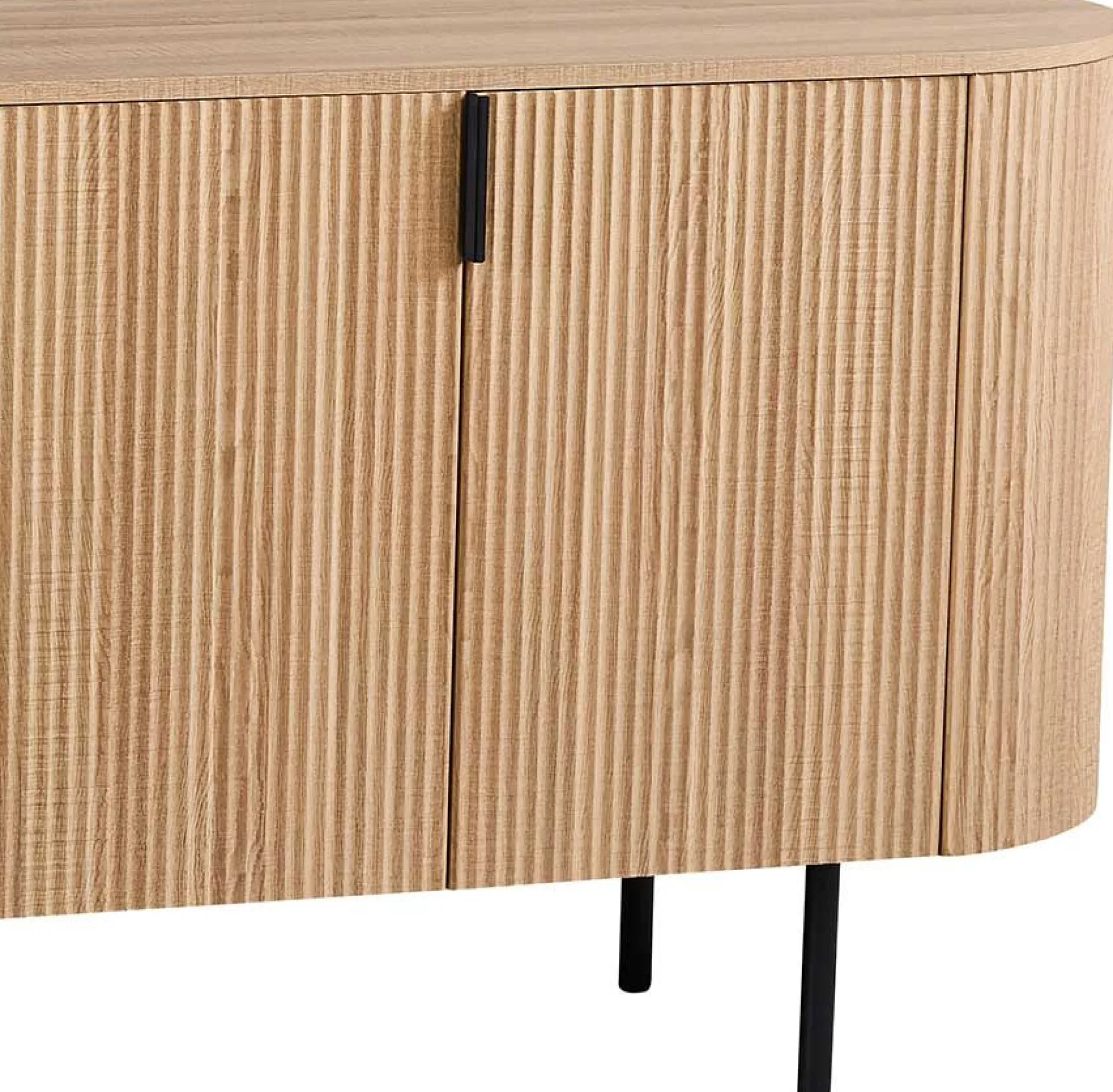 Sideboard Lagos - 200x45x80cm - 4 Türen - Eiche Dekor