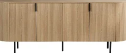Sideboard Lagos - 200x45x80cm - 4 Türen - Eiche Dekor