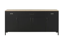 Sideboard Manchester | 180 x 40 x 82 cm | Helvezia Eiche Design