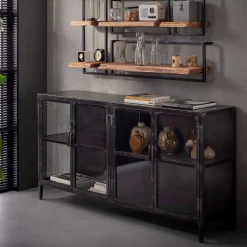 Sideboard Raft Metall 4 Türen