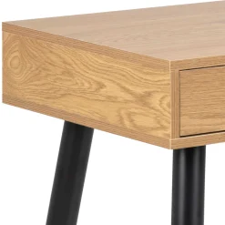 Sideboard/Schreibtisch Jupiter 110 cm 3 Schubladen - Wildeiche/schwarz