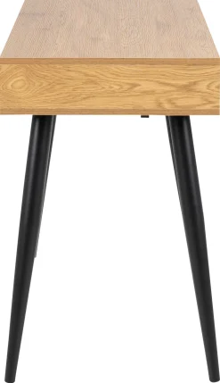 Sideboard/Schreibtisch Jupiter 110 cm 3 Schubladen - Wildeiche/schwarz