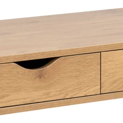 Sideboard/Schreibtisch Jupiter 110 cm 3 Schubladen - Wildeiche/schwarz