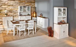 Sideboard Westerland 3 Türen- weiß/braun